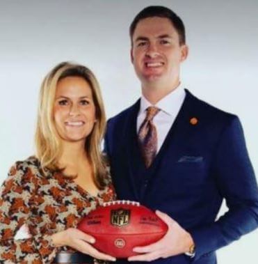 Brooks Taylor parents Zac Taylor and Sarah.